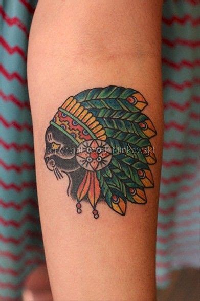 Check spelling or type a new query. Tattoo by Jacek Minkowski - traditional style indian head ...