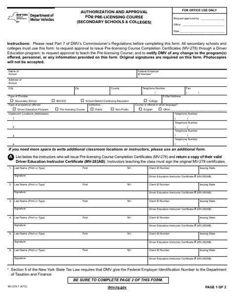 Form Mv 2787 Fill Out Sign Online And Download Fillable Pdf New