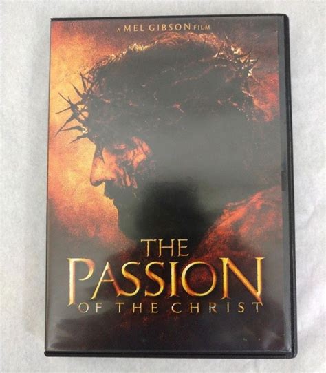 The Passion Of The Christ Dvd 2004 Full Screen Mel Gibson Jim Caviezel Christ Passion Dvd