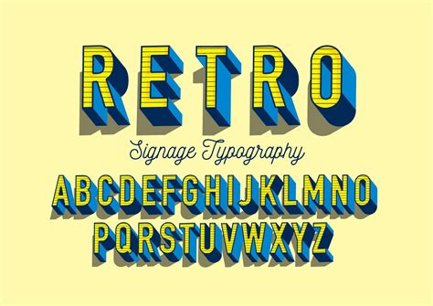 Retro Typography Design Vector Education Illustrations ~ Creative Market
