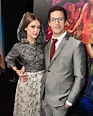 Andy Samberg and his wife, musician Joanna Newsom, posed together at ...