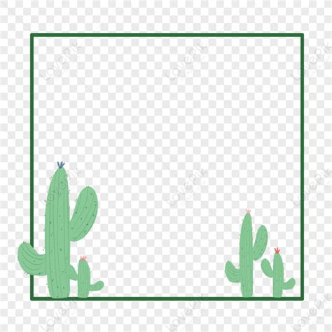 Cactus Border Cactus Vector Border Vector Cactus Plant Png Image And