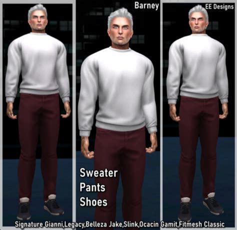 Second Life Marketplace Ee Complete Outfit Barney