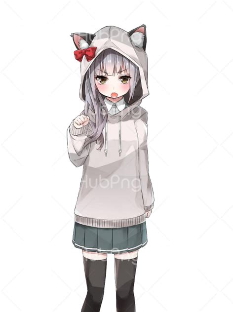 Download Anime Girl Png Vector Transparent Background Image For Free