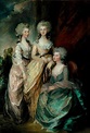 The three eldest daughters of George III - Thomas Gainsborough en ...
