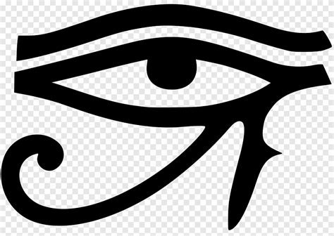 Ancient Egyptian Symbols Ancient Egypt Eye Of Horus Wadjet Egyptian Symbol Monochrome Black