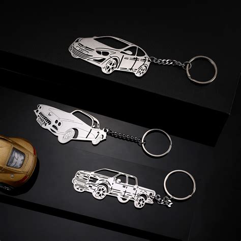 Personalized Car Keychain With Engraving Getnamenecklace