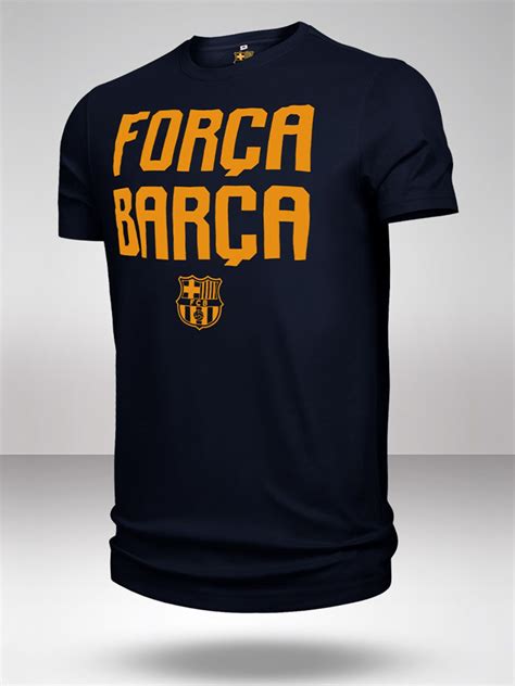 Buy Fc Barcelona Forca Barca T Shirt Navy From Fancode Shop