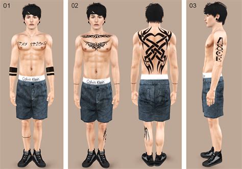 My Sims 3 Blog Tattoos By Crvcrvsims