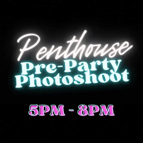 Hot Fever Nights Pre Party Photoshoot Penthouse Playrooms