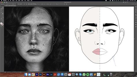 Digital Fashion Illustration In Adobe Illustrator Part 1 Face
