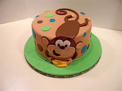 Monkey Birthday On Cake Central Cakes To Make How To Make Cake Monkey