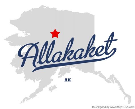 Map Of Allakaket Ak Alaska