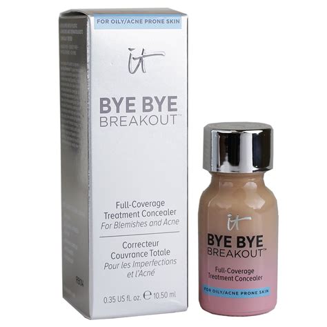 It Cosmetics Bye Bye Breakout Full Coverage Treatment Concealer Medium Tan 035oz105ml