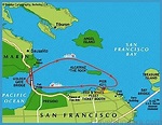 San Francisco Alcatraz Map - TravelsFinders.Com