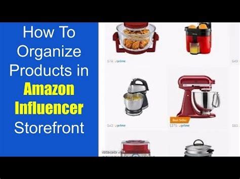 If a customer wants to learn more about the influencer who is making the recommendation, they can click on the influencer's name and read their bio and go to their influencer storefront from their profile. How To Categorize/Organize Products In Amazon Influencer ...