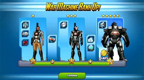 Rank 5 Warmachine Marvel Avengers Academy Youtube