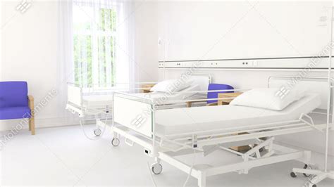 Empty Hospital Beds On Hospital Ward Stock Video Footage 9377204