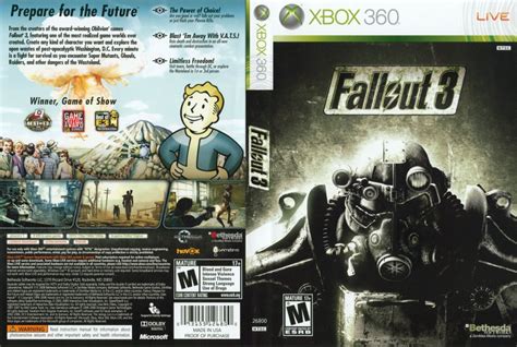 Fallout 3 Retail Scan Xbox 360 Game Covers Fallout3 Dvd Covers