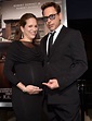 Robert Downey Jr. and his pregnant wife, Susan, stayed close on the ...