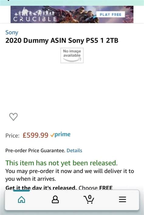 Once life goes back to normal a bit more (soon hopefully!), expect amazon to be a sony fave.view deal. Likely PS5 dummy test listing on Amazon reveals ...