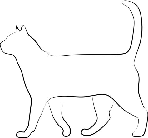 Cat Silhouette Transparent Png Stickpng