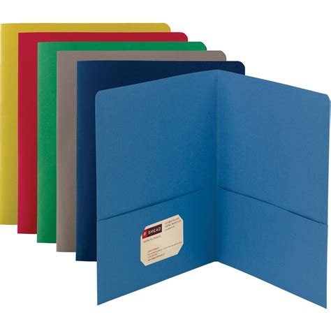 Smd87850 Smead® Two Pocket Folder Textured Paper 100 Sheet Capacity
