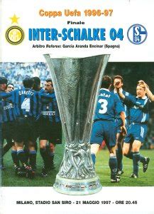It was won by german side schalke 04. 1997 UEFA Cup Final - Wikipedia
