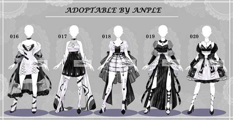 Anpleor Hobbyist Digital Artist Deviantart Dress Design Sketches