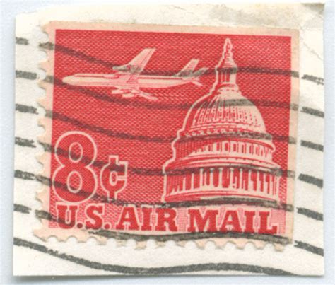S17 8 Cent Airmail Jet Over Us Capital And 50 Similar