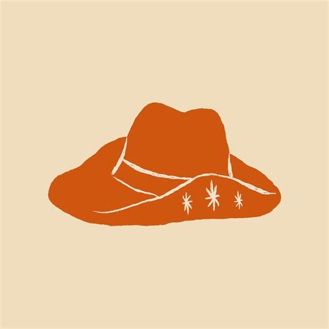 Cowboy Hat Drawing Cowboy Hat Tattoo Western Hats Cowgirl Hats Logo