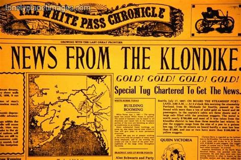 klondike gold rush newspaper