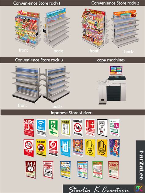 Sims 4 Cc Custom Content Clutter Decor Furniture Grocery Store