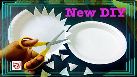 A Beautiful Diy Decor Craft From Disposable Plates Waste Material