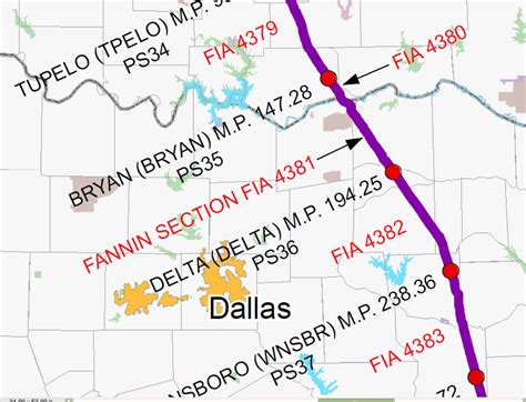 Keystone Pipeline Detailed Map