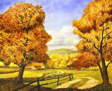 Autumn Farm By Douglascastleman On Deviantart