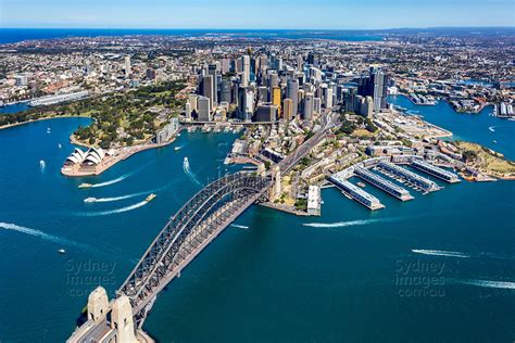 Aerial Stock Image Sydney City Wide Shot