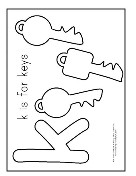 Keys Coloring Pages Coloring Home