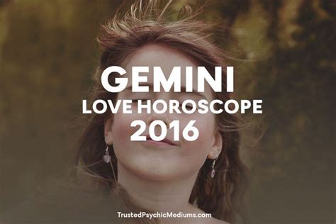 Gemini Love Horoscope 2016 Expert Advice For Gemini And Love