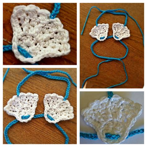 Shell Baby Bikini Top Crochet Pattern 05 | Crochet baby projects, Crochet patterns, Crochet