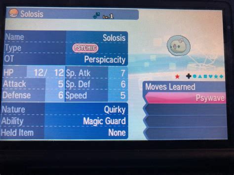 The Hunt Is On — Shiny Solosis From Wonder Trade Thanks Ot