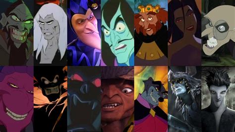 Disney Animated Movie Villains