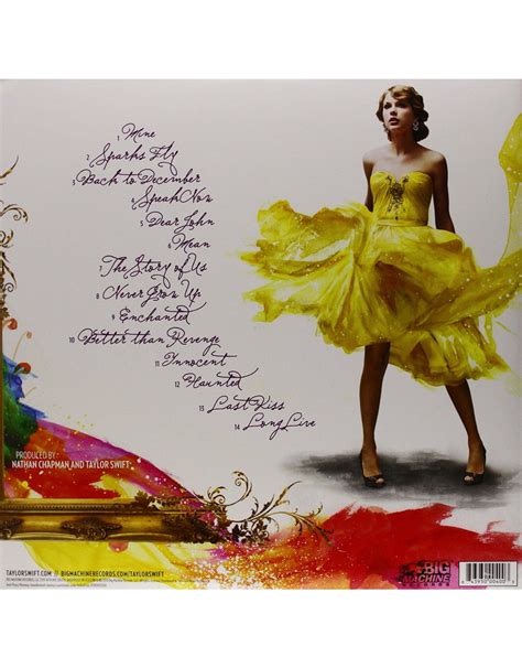 Taylor Swift Speak Now Vinyl Pop Music