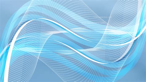 Abstract Blue Flowing Lines Background