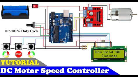 How To Make A Dc Motor Speed Controller Using Arduino And L298 Motor