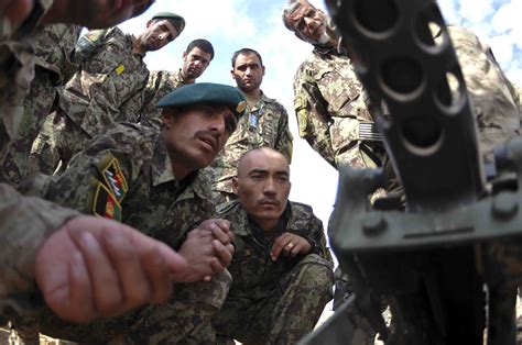 Assistance Team Shares Knowledge Of War Fighting With Afghan National