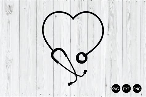 Free Heart Stethoscope Svg 85 Svg Png Eps Dxf File