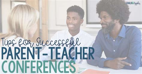 6 Tips For Parent Teacher Conference Success Chalk And Apples