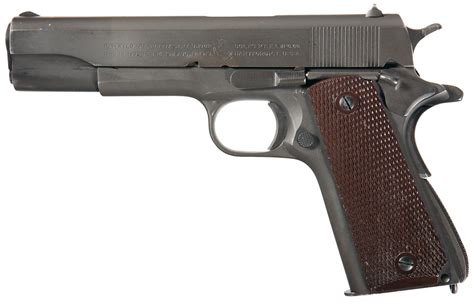 Excellent Us Wwii Colt Model 1911a1 Semi Automatic Pistol Rock