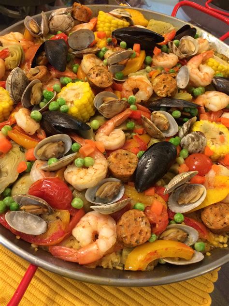 Seafood Paella The Petite Gourmande